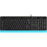 Клавиатура A4Tech Fstyler FKS10 черный/синий Global