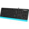 Клавиатура A4Tech Fstyler FKS10 черный/синий Global