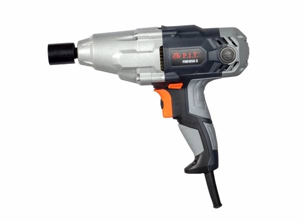 P.I.T. Гайковерт сетевой PIW1050-С МАСТЕР (1050Вт, м.ч об 2200, 1/2, 100/350Нм, ударный, наб.головок, )