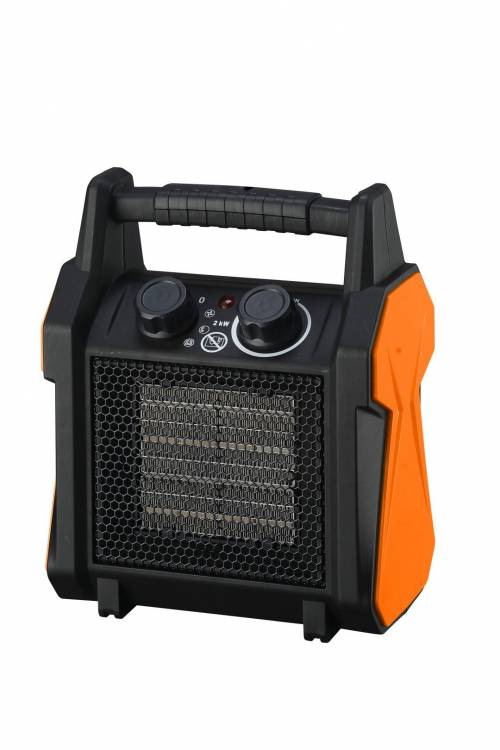 Тепловая пушка MAXPILER MEH-2000 (1/2кВт, производительность 139м?/ч, площадь обогрева 20кв.м, керамическое нагревание)