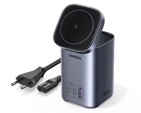 Ugreen Зарядная станция для iPhone 15 Pro  CD342 (15076) 100W 2-in-1 GaN