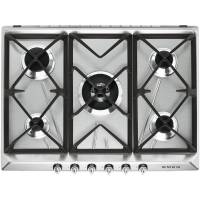 SMEG SR975XGH Встраиваемая варочная панель Victoria | 70/75 см | Чугунные решетки | Нержавеющая сталь