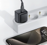  Acefast адаптер сетевой A77 mini, PD30W GaN USB, цвет: черный 