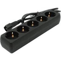 Сетевой фильтр Exegate SPU-5-1.2B (5 розеток, 1.2м, UPS вилка, черный) 221201