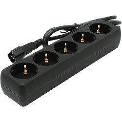 Сетевой фильтр Exegate SPU-5-1.2B (5 розеток, 1.2м, UPS вилка, черный) 221201