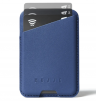 Mujjo Кожаный картхолдер с Magsafe для вашего iPhone, Monaco Blue