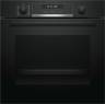 Духовой шкаф электрический  Bosch HBA578BB0 / Размеры (ВхШхГ) 59 х 59 x 54.8 см, 71 л, независимый, до 275 °C, дисплей, гриль, конвекция, черный / Global