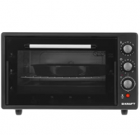 Мини-печь Kraft KF-MO 4506 BL черный / 45 л, 1500 Вт Global