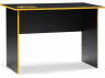 Woodville игровой стол Эрмтрауд черный / желтый | Ширина: 60 / Высота: 75 / Длина: 110