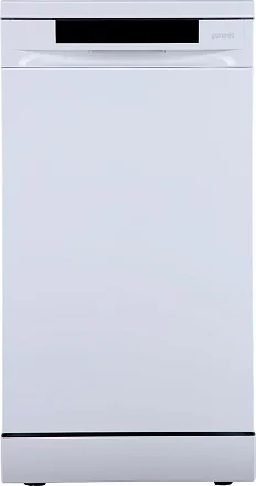 Посудомоечная машина Gorenje GS531E10W | расход воды - 9 л | кол-во комплектов - 9 | дисплей | защита от протечек | 84.5x44.8x60 см | Global
