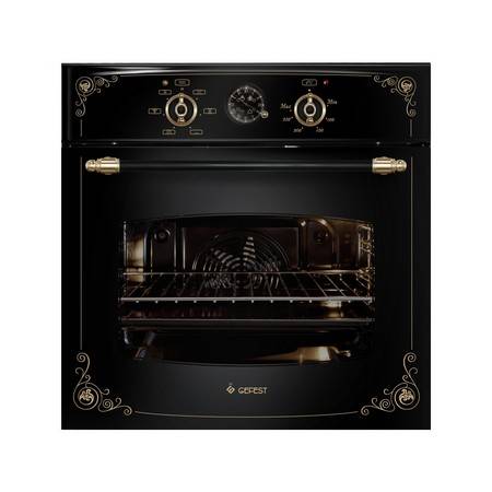 Встраиваемый электрический духовой шкаф Gefest ЭДВ ДА 602-02 К93 / 55 л, независимый, до 250 °C, гриль, конвекция, вертел, класс - A, 59.5 см*59.8 см*56.5 см / Global