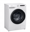 Samsung Стиральная машина WW80AG6S24AW/LD | стирка - 8 кг, фронтальная загрузка, отжим - 1200 об/мин, программ - 18, пузырьковая система, дозагрузка белья, пар, 57 дБ, размер: 60x85x45 см