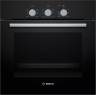 Духовой шкаф электрический Bosch HBF011BA0Q / Размеры (ВхШхГ) 59.5 х 59.4 x 54.8 см, 66 л, независимый, до 275 °C, гриль, конвекция, черный / Global