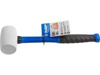 Киянка ЗУБР 20531-230_z02 "ПРОФЕССИОНАЛ" резиновая белая, с фиберглассовой ручкой, 230г