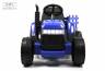 Детский электромобиль H888HH Синий Трактор | Скорость: вперед высокая и низкая + назад, 2-7 км/ч, коробка автомат | Размер собранного изделия: 84,5*50*52,5см
