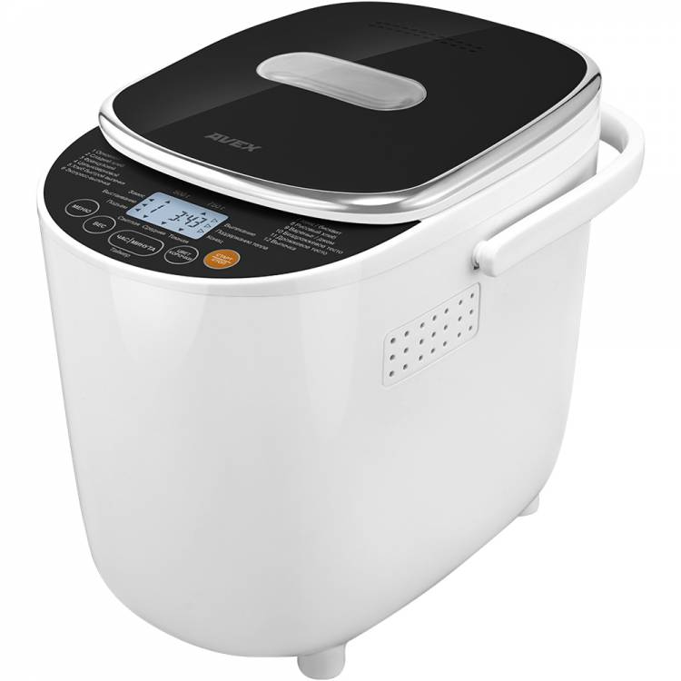 Хлебопечь AVEX BM 500 B / 500 Вт, программ - 12 шт, вес выпечки - 0.75 кг, таймер - 12 ч