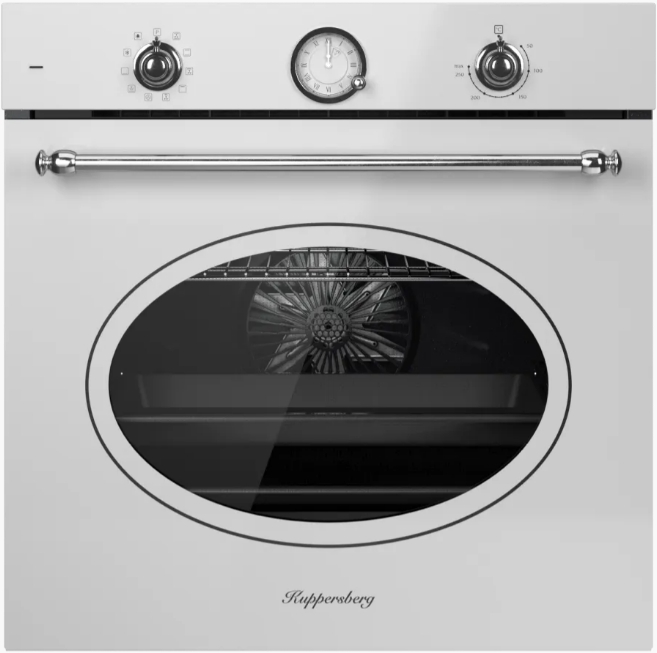 Kuppersberg Встраиваемый Духовой шкаф электрический SR 610 W Bronze | Коллекция: Classic| Объем: 80 литров | Количество режимов: 10 | Макси-гриль + конвекция | Таймер: механический | Съемная дверца и внутреннее стекло