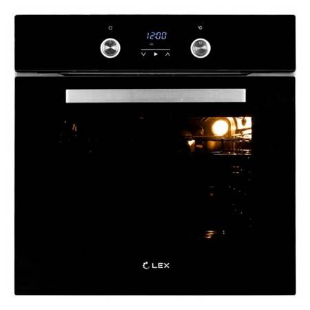 Встраиваемый электрический духовой шкаф Lex EDP 093 BL / 60 л, независимый, до 250 °C, дисплей, гриль, конвекция, класс - A, 59.5 см*59.5 см*53 см / Global
