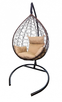 Сфера Лайт кресло подвесное, максимальная нагрузка: 120, цвет: коричневый, страна производитель: Россия