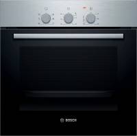 Духовой шкаф электрический Bosch HBF011BR0Q / Размеры (ВхШхГ) 59.5 х 59.4 x 54.8 см, 66 л, независимый, до 275 °C, гриль, конвекция, серый / Global