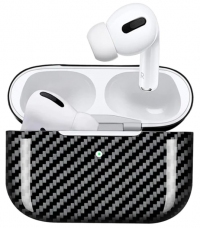 MonoCarbon Чехол для AirPods Pro 2/ совместим с беспроводной зарядной MagSafe/  из углеродного волокна