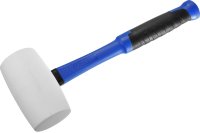 Киянка ЗУБР 20531-900_z02 "ПРОФЕССИОНАЛ" резиновая белая, с фиберглассовой ручкой, 900г