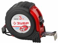 ЗУБР "МАСТЕР" 8 м/ 25 мм Рулетка обрезиненный корпус, на карточке
