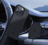 MonoCarbon Автомобильный держатель с Magsafe | с беспроводной зарядкой мощностью 7,5 Вт | Carbon Fiber Magsafe Car Mount