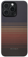 Рitaka Чехол Fusion Weaving MagEZ 5 для iPhone 15 Pro - Sunset 