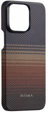 Рitaka Чехол Fusion Weaving MagEZ 5 для iPhone 15 Pro - Sunset 