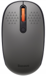 Baseus Беспроводная компьютерная мышь F01A Wireless Mouse Frosted | Цвет: Серый | Питание: От батарейки | Бесшумное нажатие: Да | Макс. разрешение датчика, dpi: 1600 