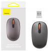 Baseus Беспроводная компьютерная мышь F01A Wireless Mouse Frosted | Цвет: Серый | Питание: От батарейки | Бесшумное нажатие: Да | Макс. разрешение датчика, dpi: 1600 