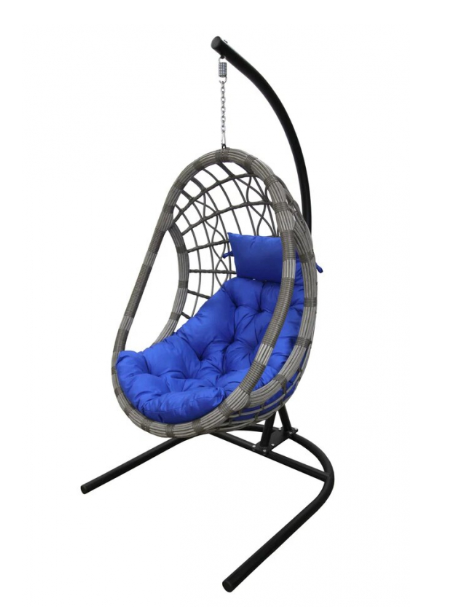 Ривьера кресло подвесное, максимальная нагрузка: 120 кг, цвет: синий, страна производитель: Россия 