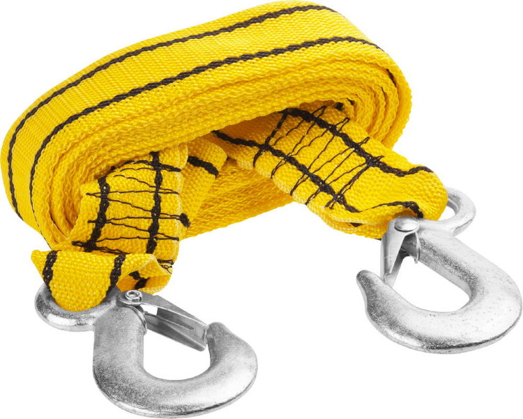 Stayer 4м 25т Трос буксировочный STANDARD 2 крюка сумка