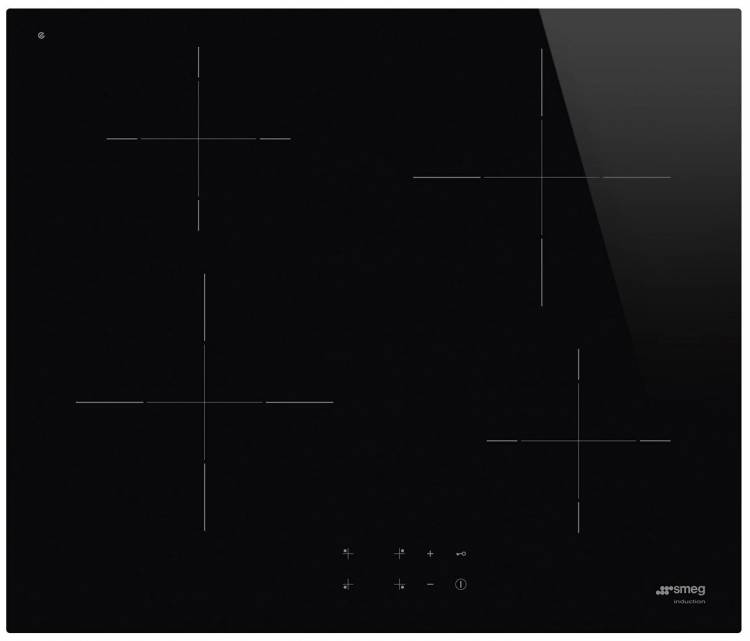 Smeg SI2641D | Встраиваемая индукционная варочная панель | Ширина: 60 см | Материал: стеклокерамика | Управление: Touch Control | Цвет: Черный