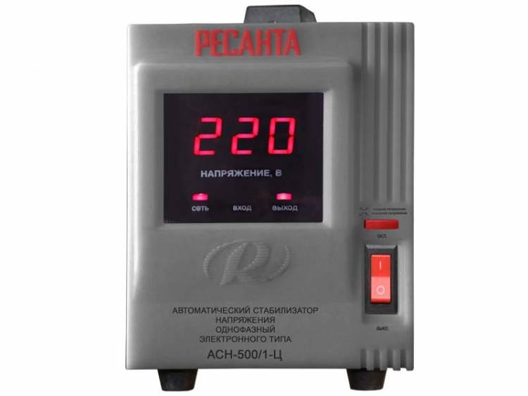 Стабилизатор напряжения РЕСАНТА АСН-500/1-Ц.
