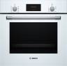 Духовой шкаф электрический Bosch HBF113BV0Q / Размеры (ВхШхГ) 59.5 х 59.4 x 54.8 см, 66 л, независимый, до 275 °C, дисплей, гриль, конвекция, белый / Global
