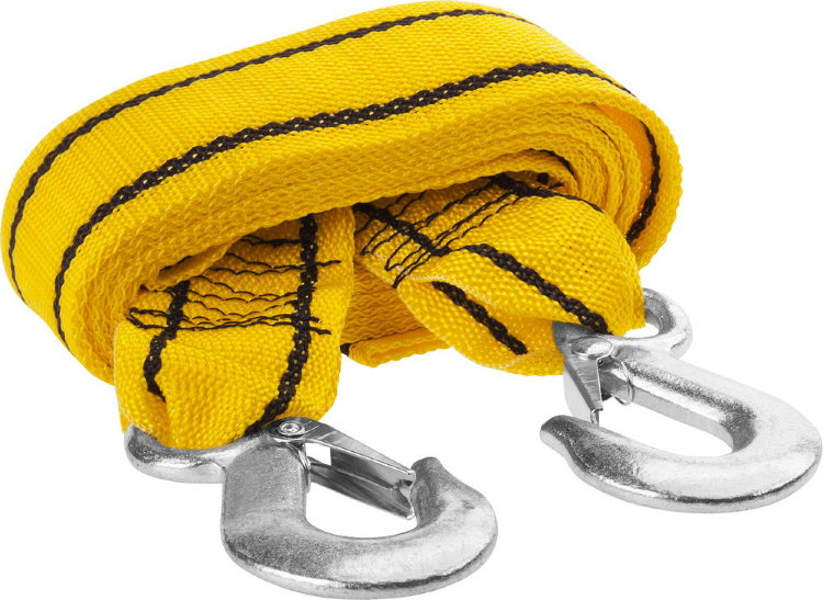 Stayer 4м 35т Трос буксировочный STANDARD 2 крюка сумка