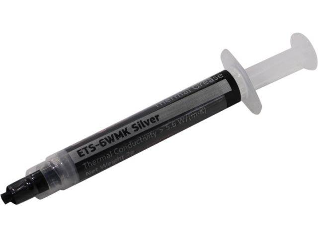 Термопаста ExeGate ETS-6WMK Silver, шприц с лопаткой, 8г <EX282348RUS> 282348