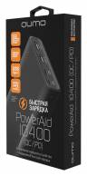 Портативное зарядное устройство Qumo PowerAid 10400 QC/PD, 10400  мА-ч QC 3.0&2.0/BC1.2/MTKPE 1&2/PD черный