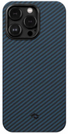 Рitaka MagEZ Case 3 for iPhone 14 Pro Max 6.1 " (Blue/Grey Twill) 1500D