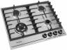 Газовая варочная поверхность Gefest ПВГ 1214-01 К5 / конфорок - 4 шт, решетки - чугун, панель - нержавеющая сталь, электроподжиг, газ-контроль, нержавеющая сталь / Global