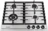 Газовая варочная поверхность Gefest ПВГ 1214-01 К5 / конфорок - 4 шт, решетки - чугун, панель - нержавеющая сталь, электроподжиг, газ-контроль, нержавеющая сталь / Global