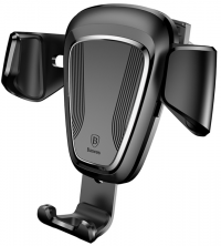 Автомобильный держатель BASEUS Gravity, 63-88мм, черный, на воздуховод SUYL-01