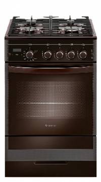 Gefest газовая плита 5500-03 0045 | Количество конфорок: 4 | Объем духовки: 52 л | Электроподжиг | Габариты (ВхШхГ): 85х50х58.50 см | Цвет: Коричневый | Global