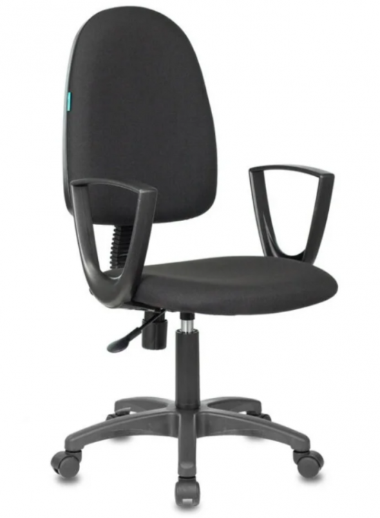 Кресло Бюрократ CH-1300N/3C11, черный / ткань, до 120 кг, подлокотники - нерегулируемые, Global