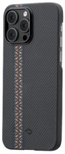 Рitaka Чехол Fusion Weaving MagEZ Case 3 для iPhone 14 Pro(6.1"), Rhapsody, кевлар (арамид) 