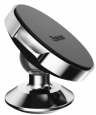 Baseus Магнитный автомобильный держатель Small Ears Series Magnetic Bracket (Vertical type) | Цвет: Черный |Компактный с регулировкой | Диагональ устройства: от 4" до 6.8" | Держатель вращается на 360 градусов | Материал: Алюминиевый сплав