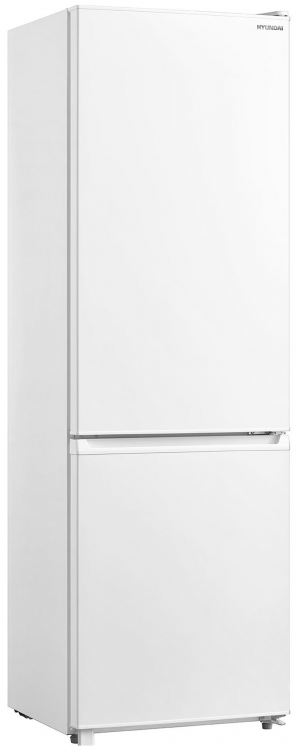 Hyundai двухкамерный холодильник CC3091LWT | объем: 298 л | No Frost | тип компрессора: линейный | размеры ВxШxГ: 188x59.5x54.5 см | цвет: белый