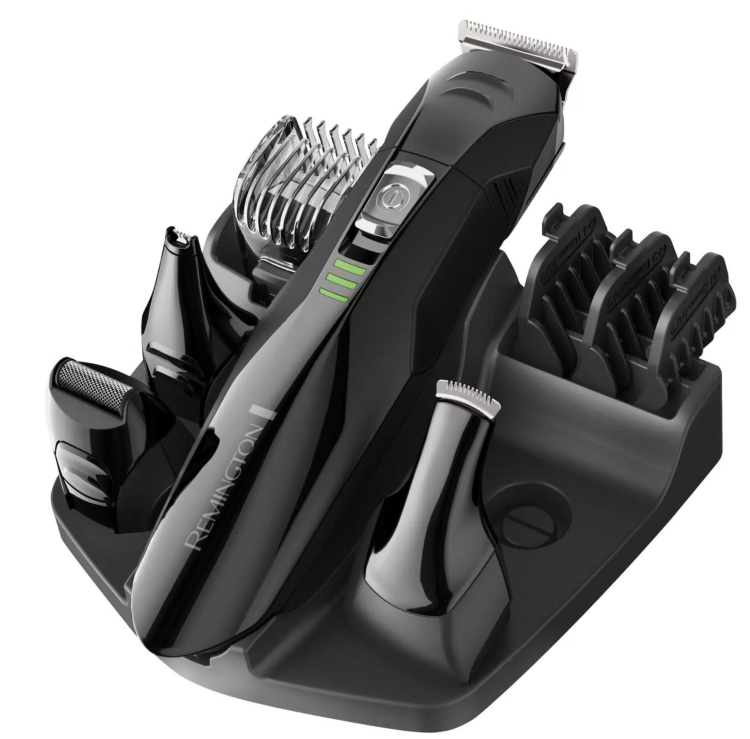 Remington PG6020 Беспроводная машинка для стрижки волос, бороды и усов + 8 насадок